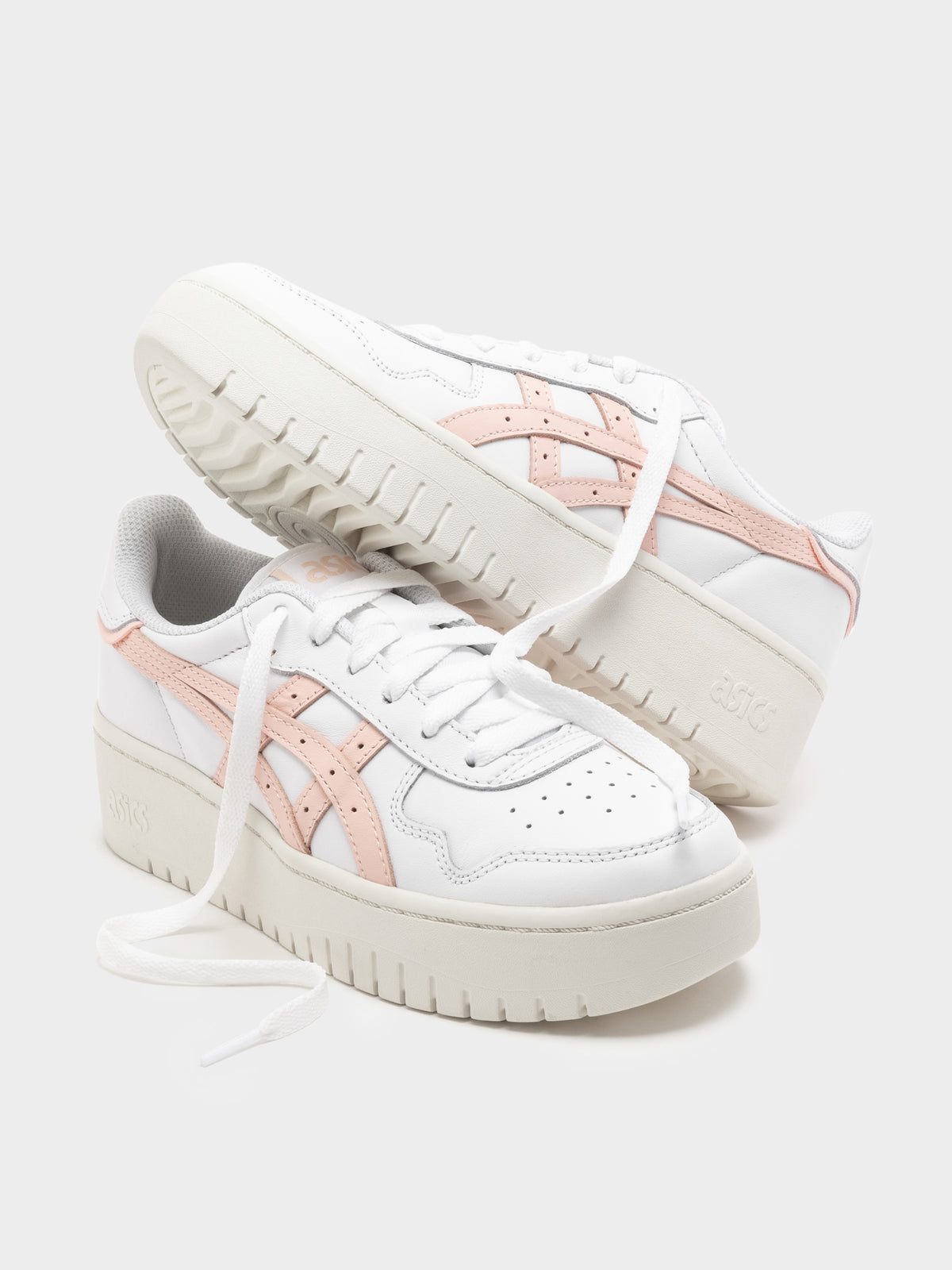 Womens Japan S Platform Sneaker in White &amp; Pink