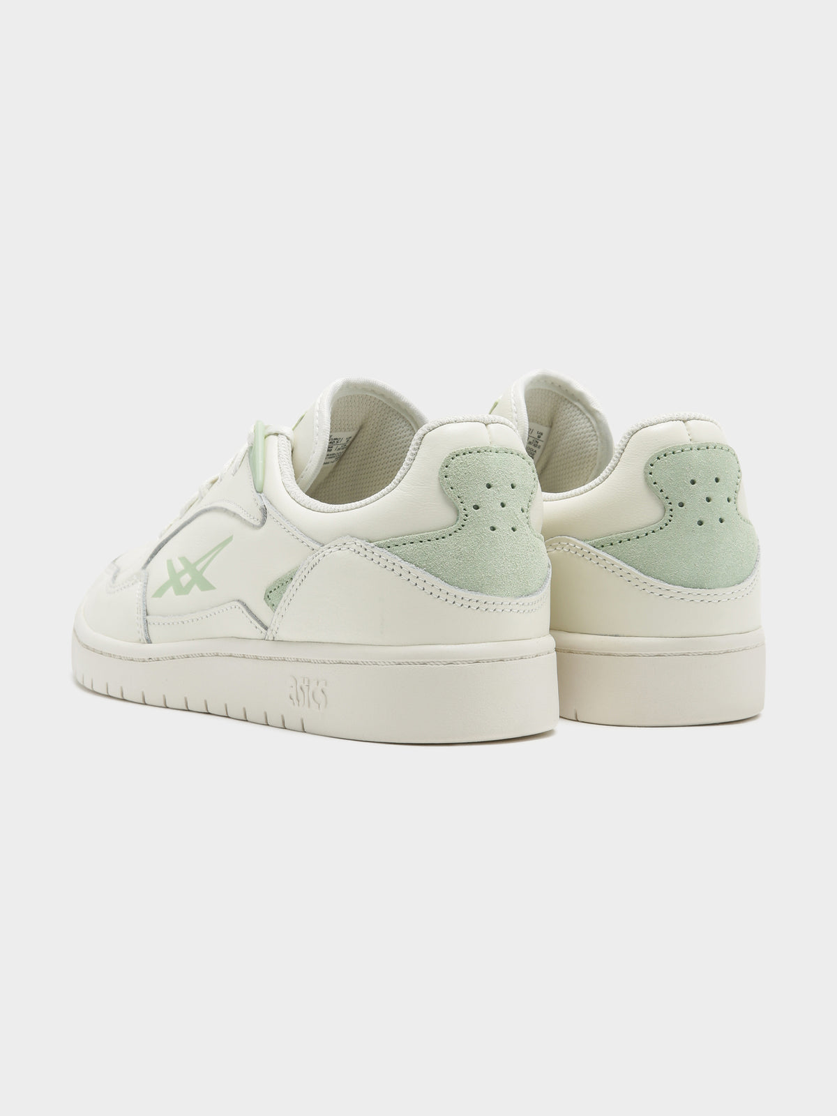 Womens Skycourt Sneakers in Cream and Jade