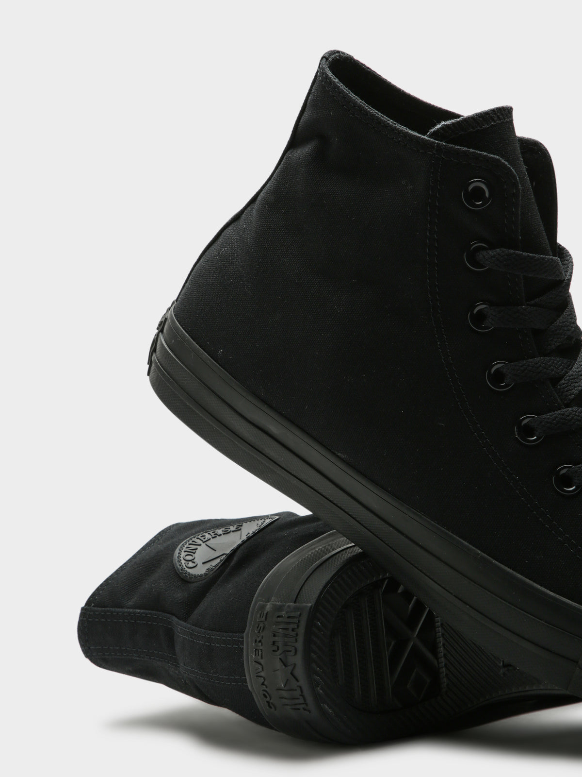 Unisex Chuck Taylor All Star Classic High-Top Sneakers in Black Canvas