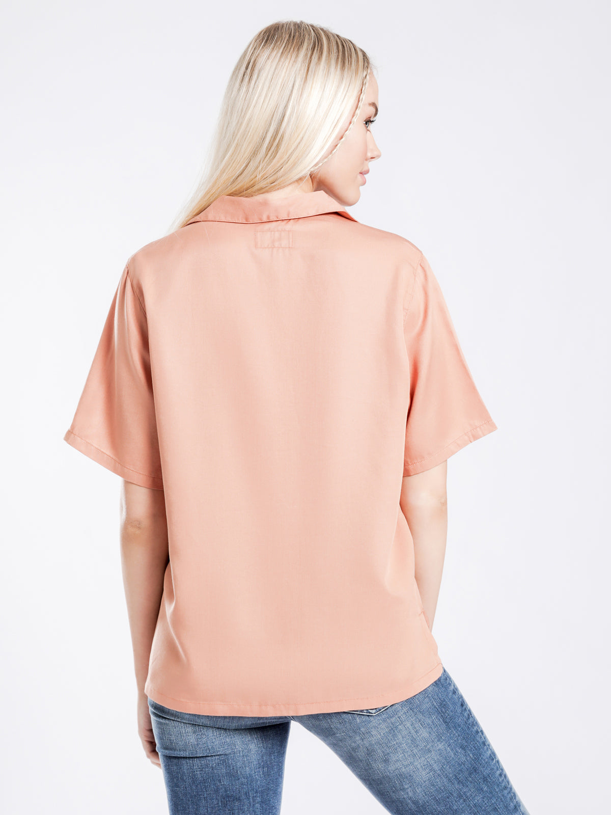 Bea Bowling Shirt in Apricot
