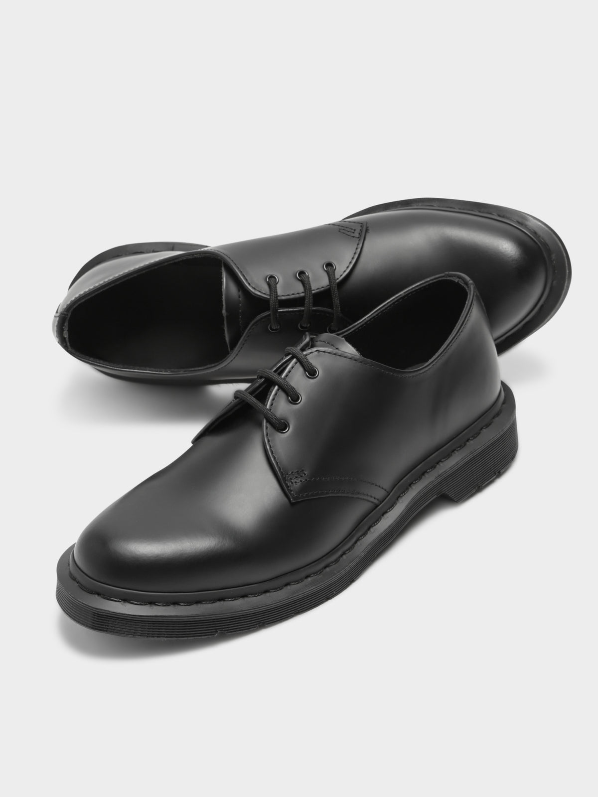 Unisex 1461 Mono 3 Eye Shoes in Black