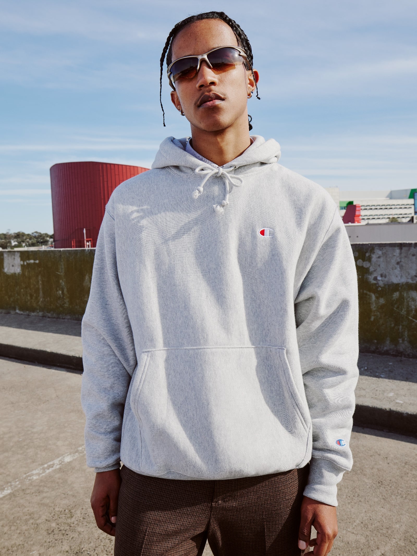 Reverse Weave Hoodie