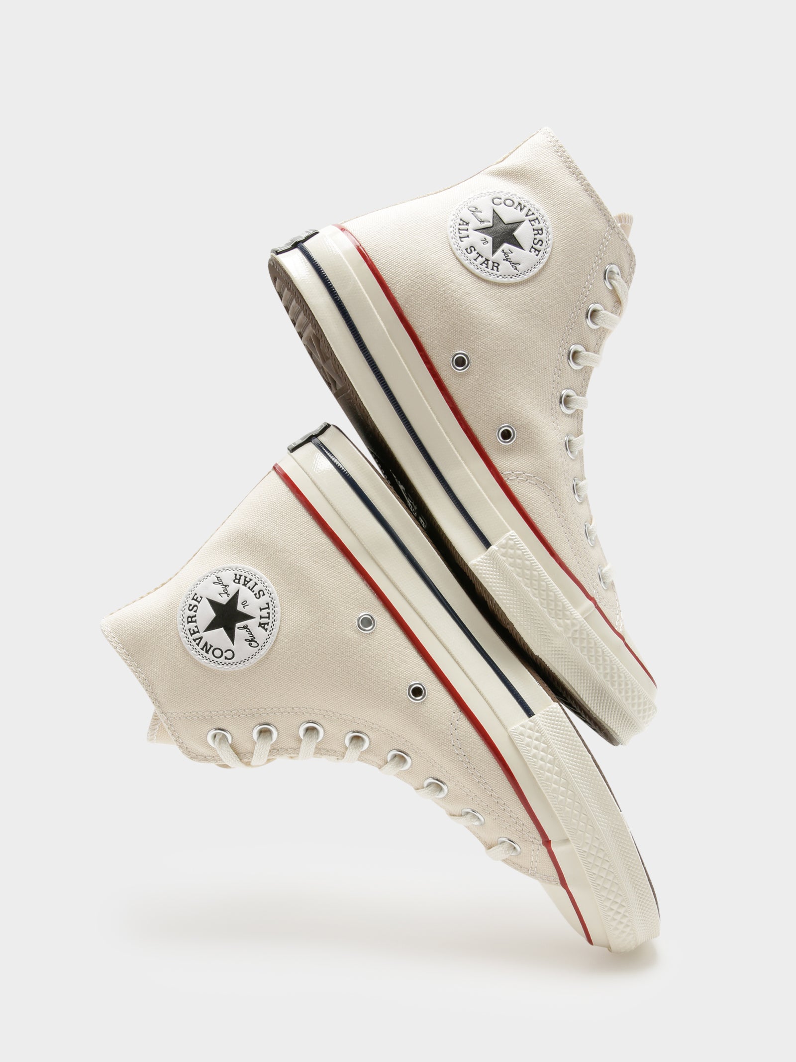 cebolla Infrarrojo ganancia Unisex Chuck Taylor All Star 70 High Top Sneakers in Parchment - Glue Store