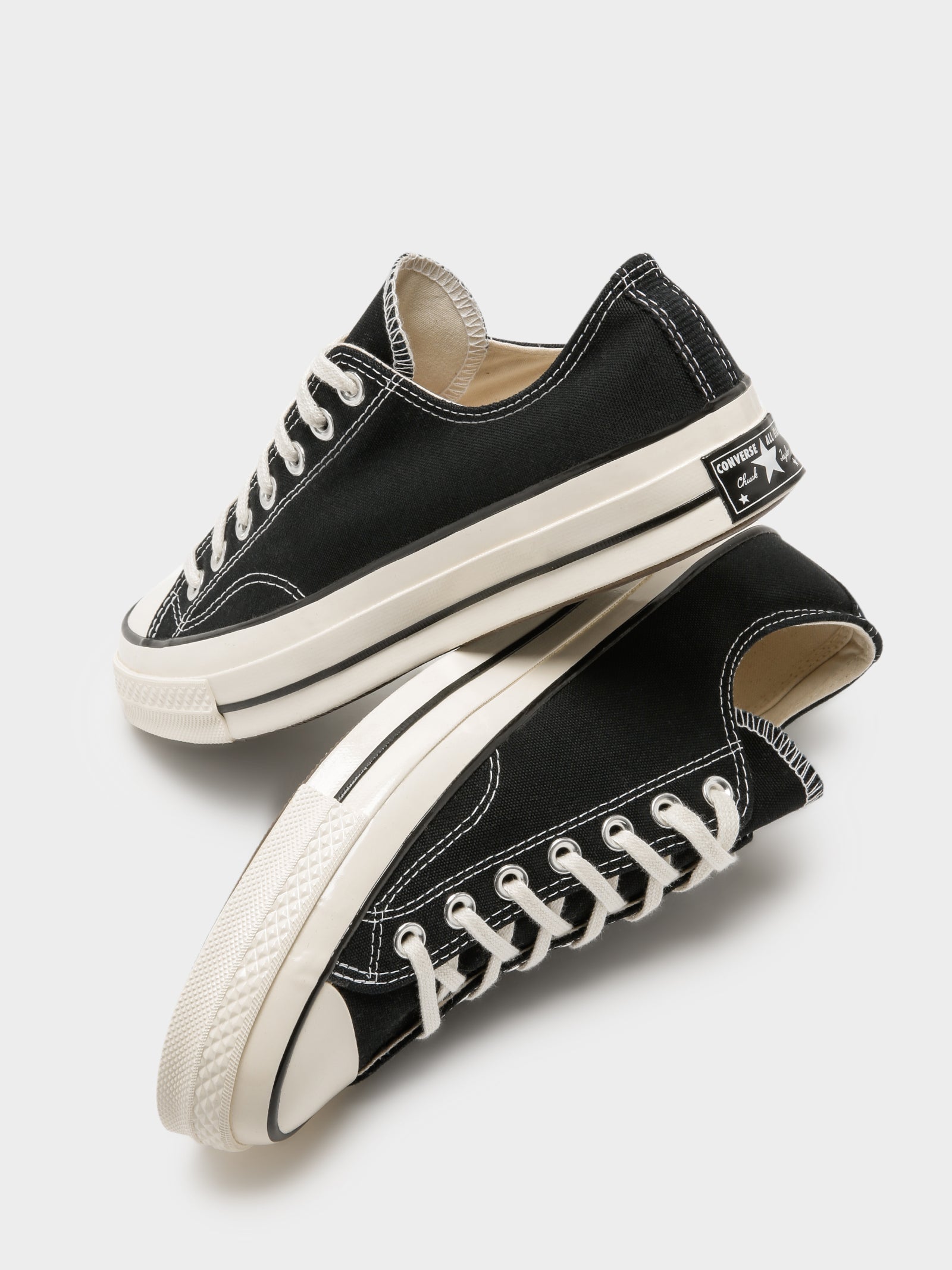 Unisex Chuck Taylor All Star 70 Low Sneakers Black - Glue Store