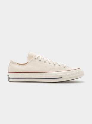 Unisex Chuck Taylor 70 Parchment Low Top Sneakers in White