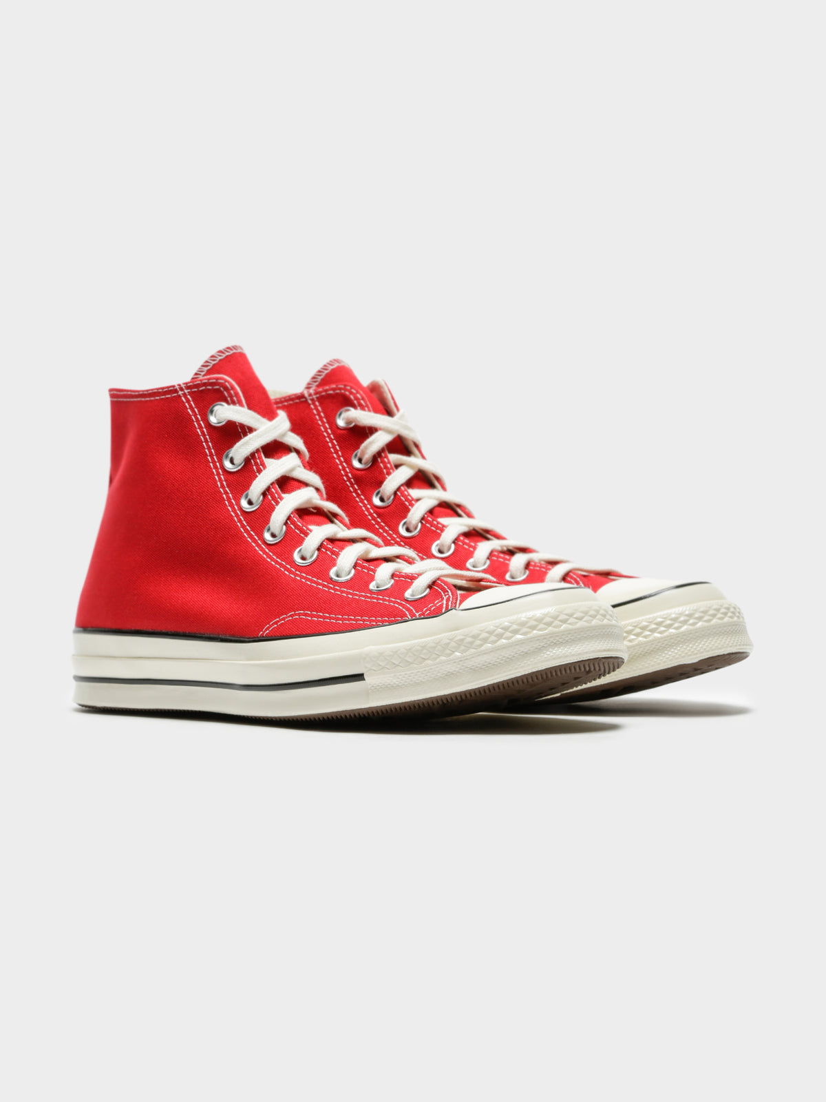 Mens All Star 70 Always On High Top Sneakers in Red &amp; White