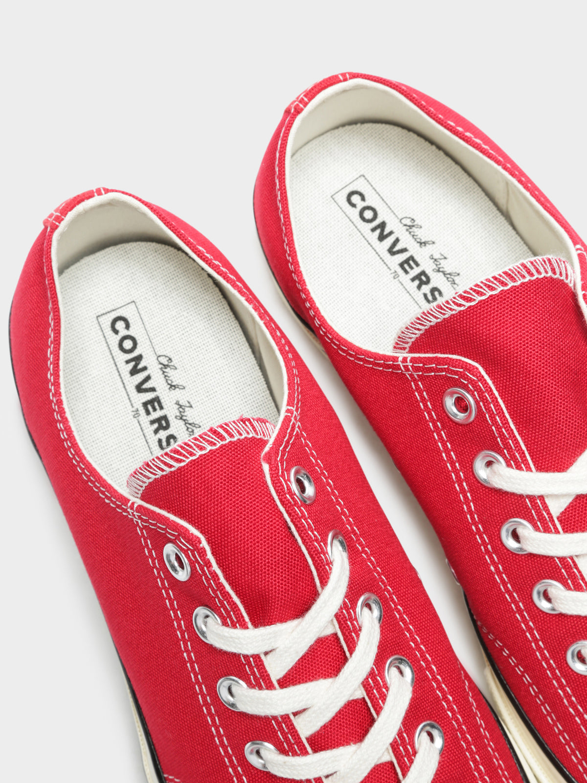 Unisex Chuck Taylor 70 Vintage Canvas Sneaker in Red