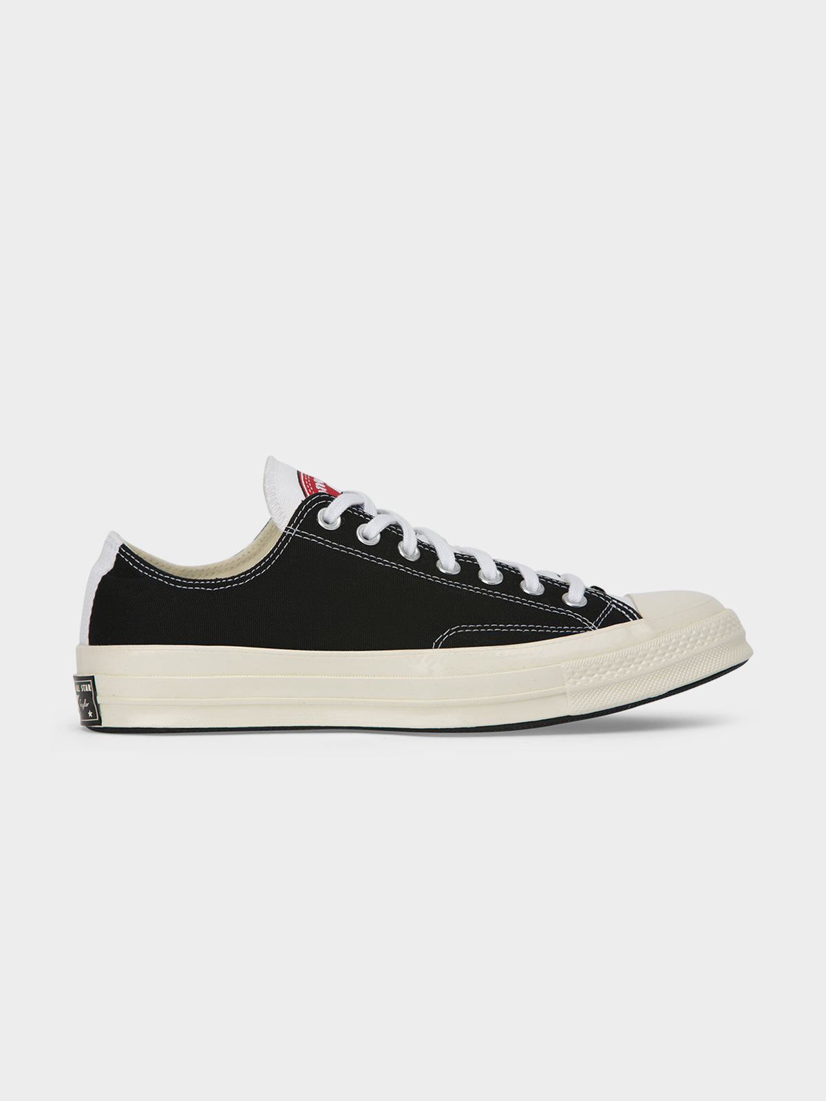Unisex Chuck Taylor All Star 70 Logo Play Low Top Sneakers in Black &amp; Leopard