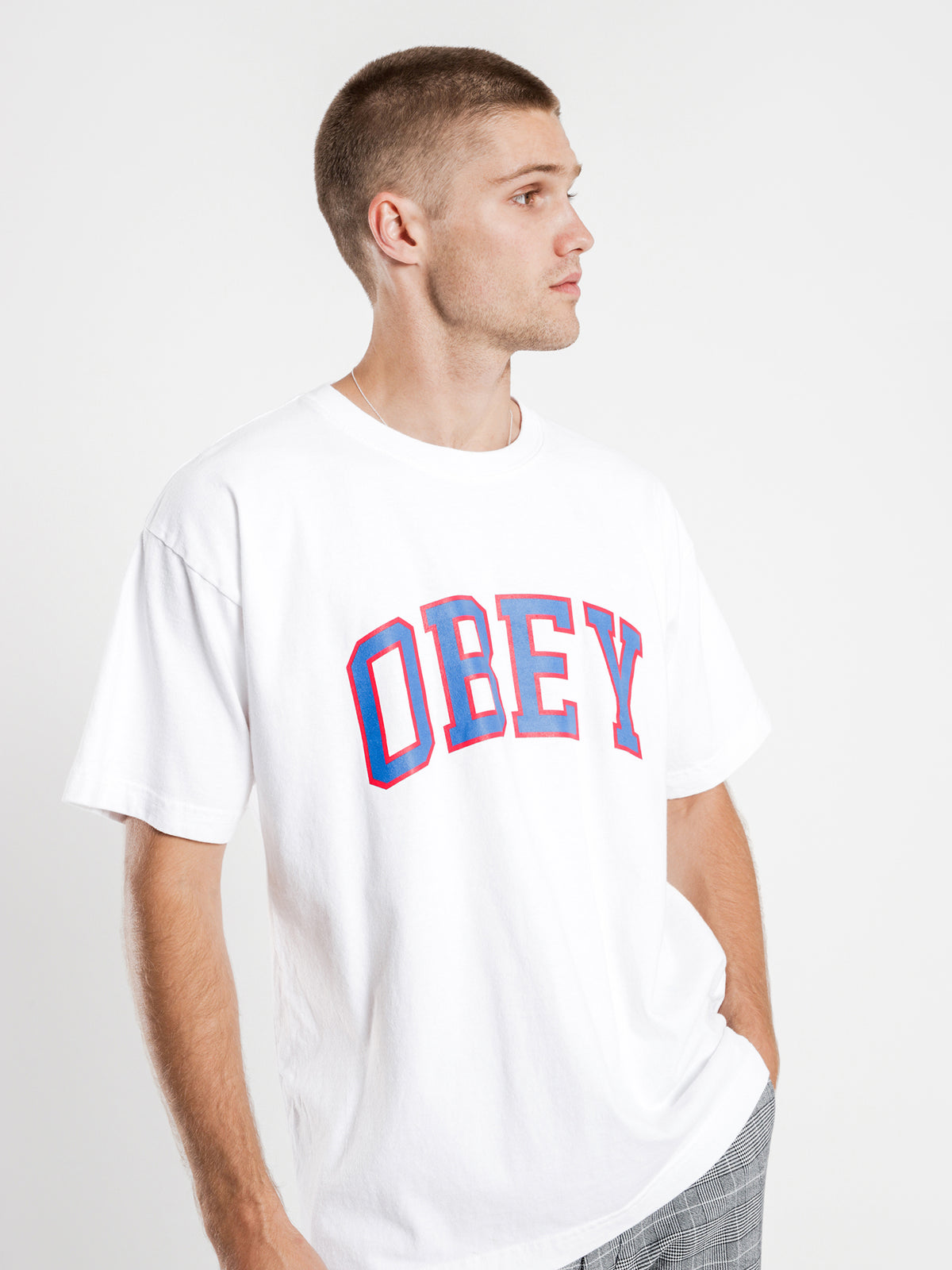 Obey Academic T-Shirt in White