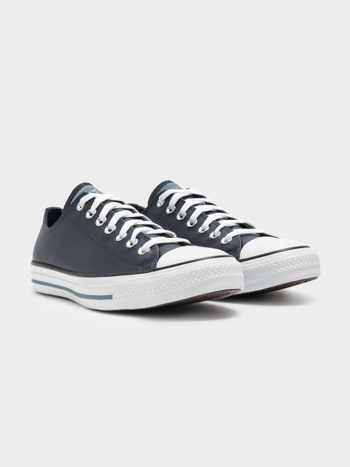 Mens Chuck Taylor All Star Summer Daze Lo Top Sneakers in Obsidian &amp; White