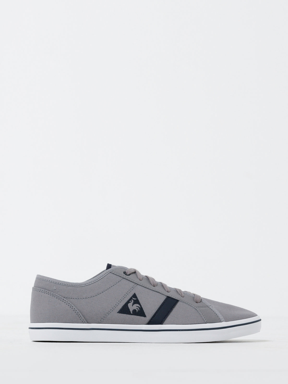Mens Aceone Sneakers in Grey &amp;amp; Navy Canvas