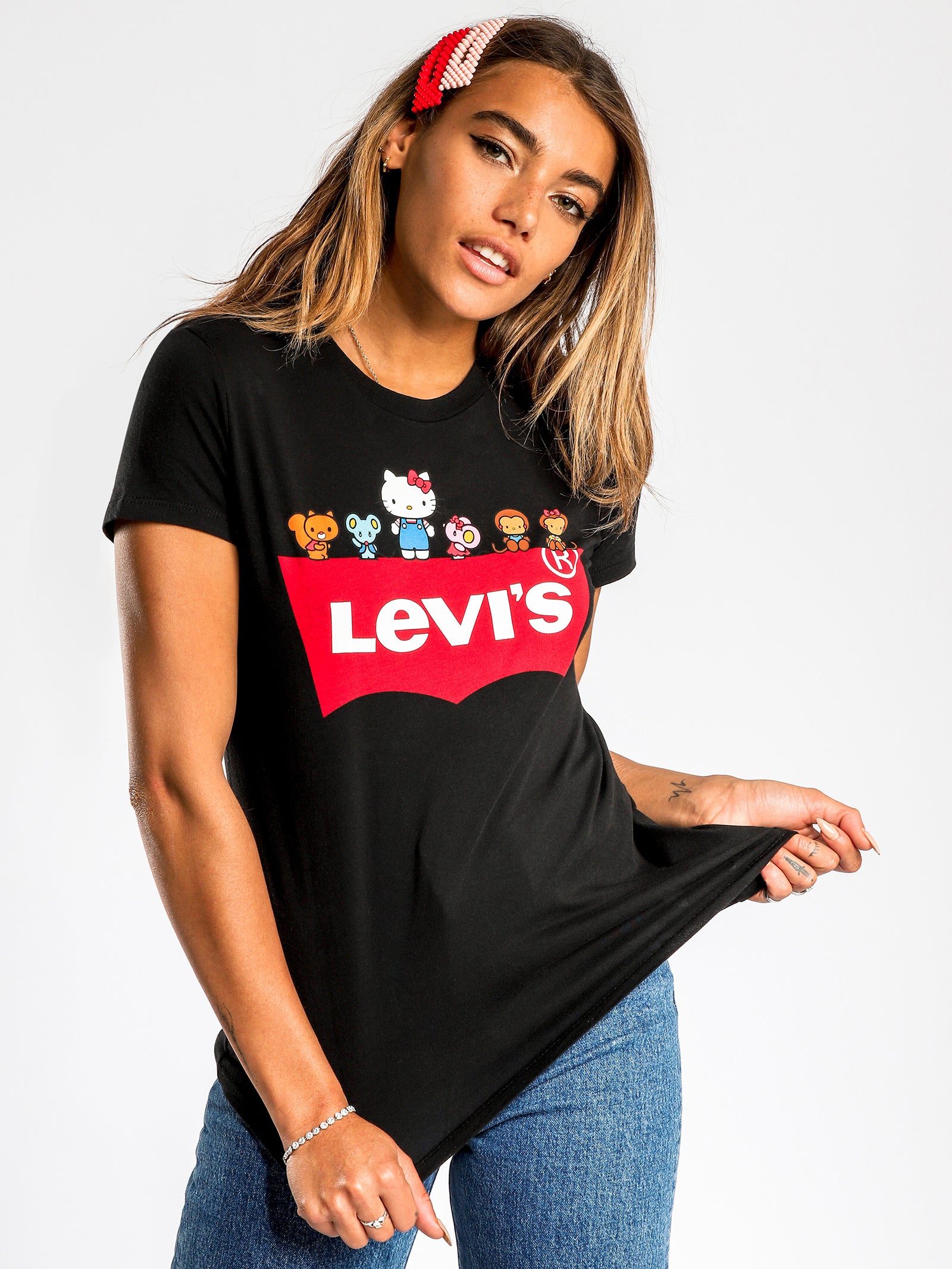 Hello Kitty Graphic Oversized T-Shirt