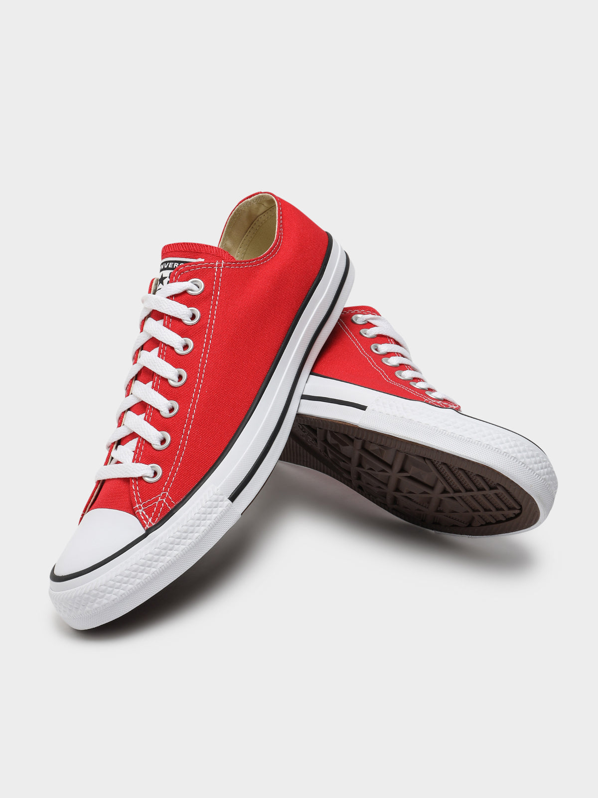 Mens All Star Low Sneaker in Red