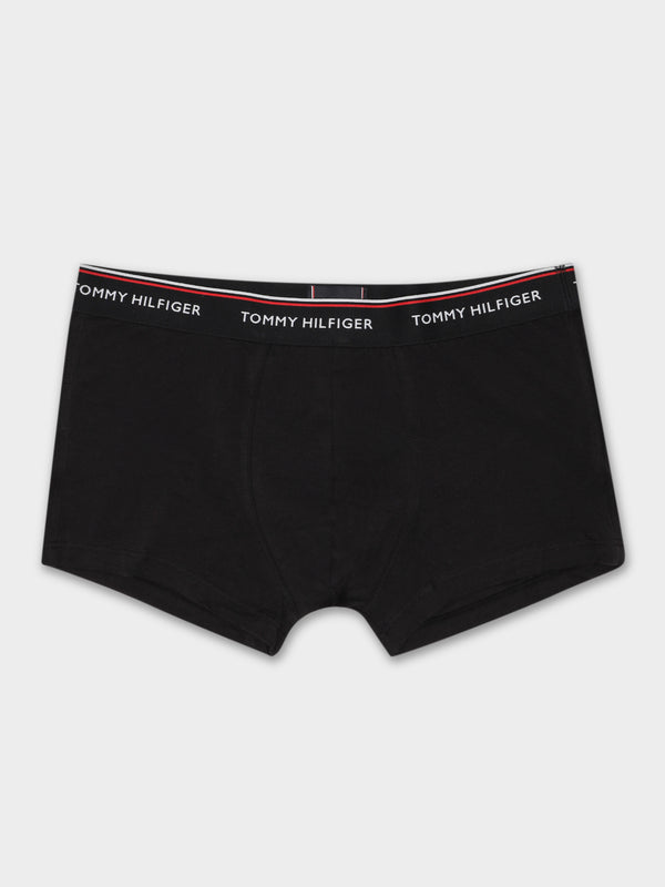 Tommy hilfiger 3 Pairs of Low Rise Boxer Briefs in Black Glue Store