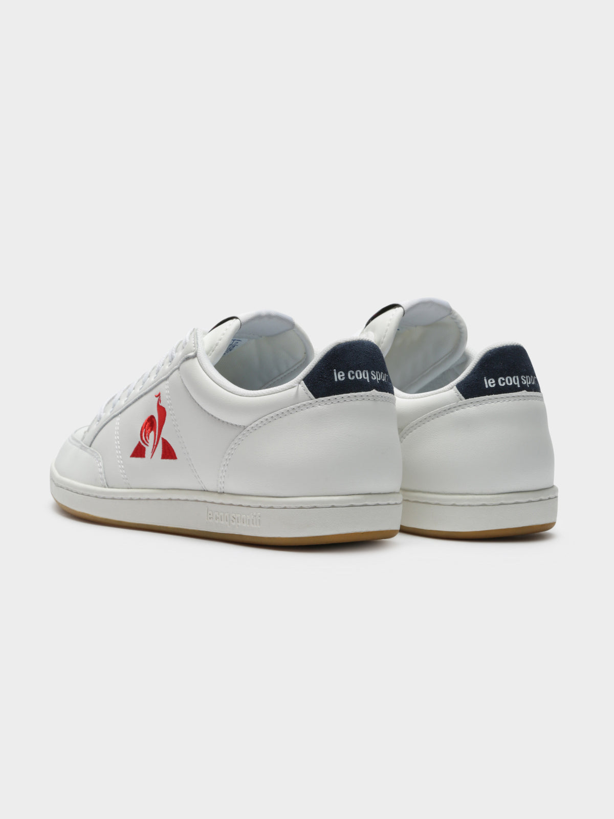 Mens Court Sneakers in White