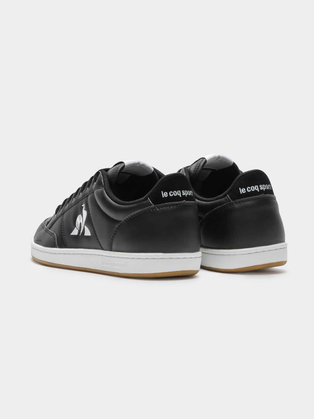 Mens Court Clay Bold Sneakers in Black