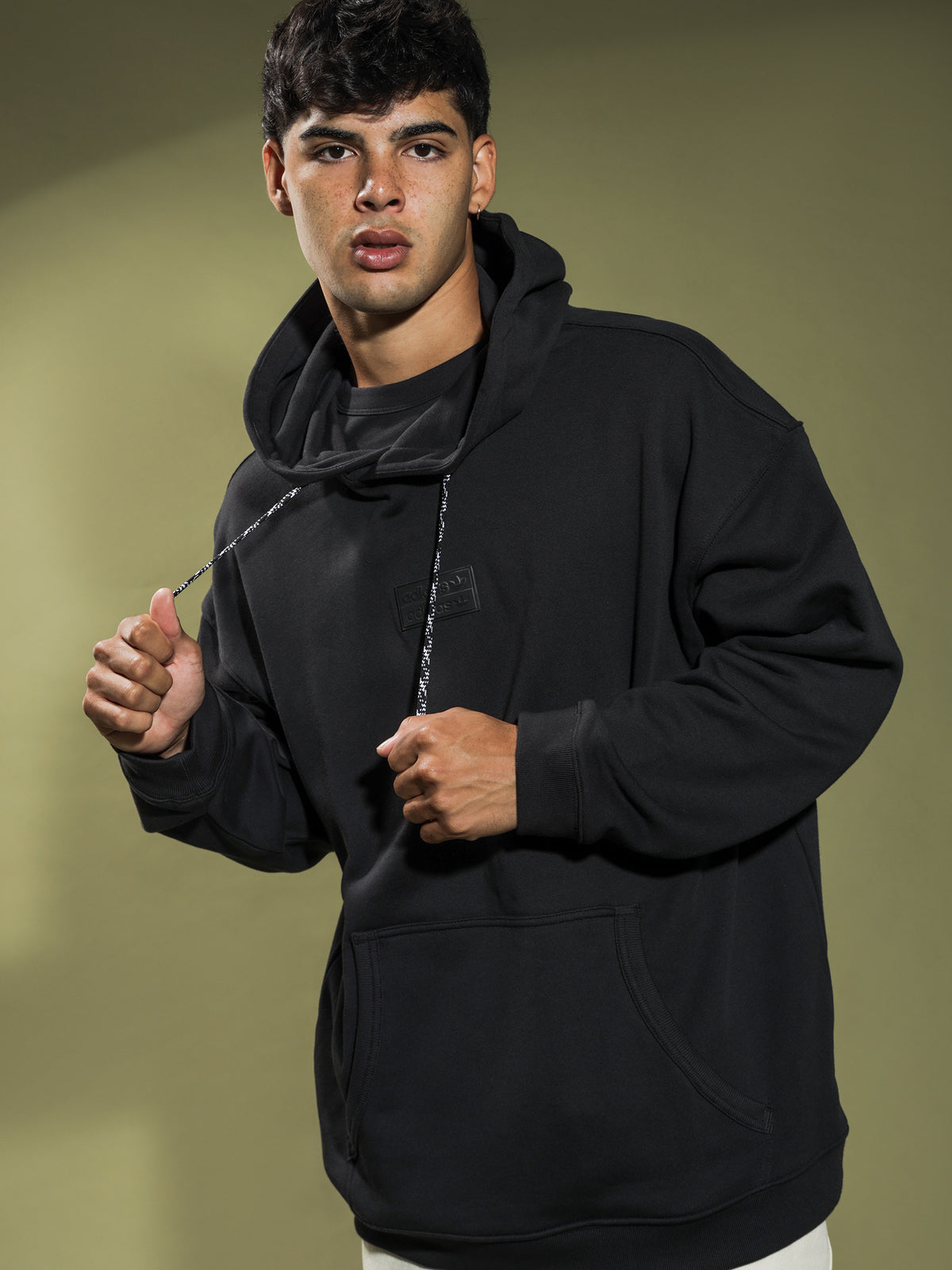 Adidas Silicone Hoodie | Black