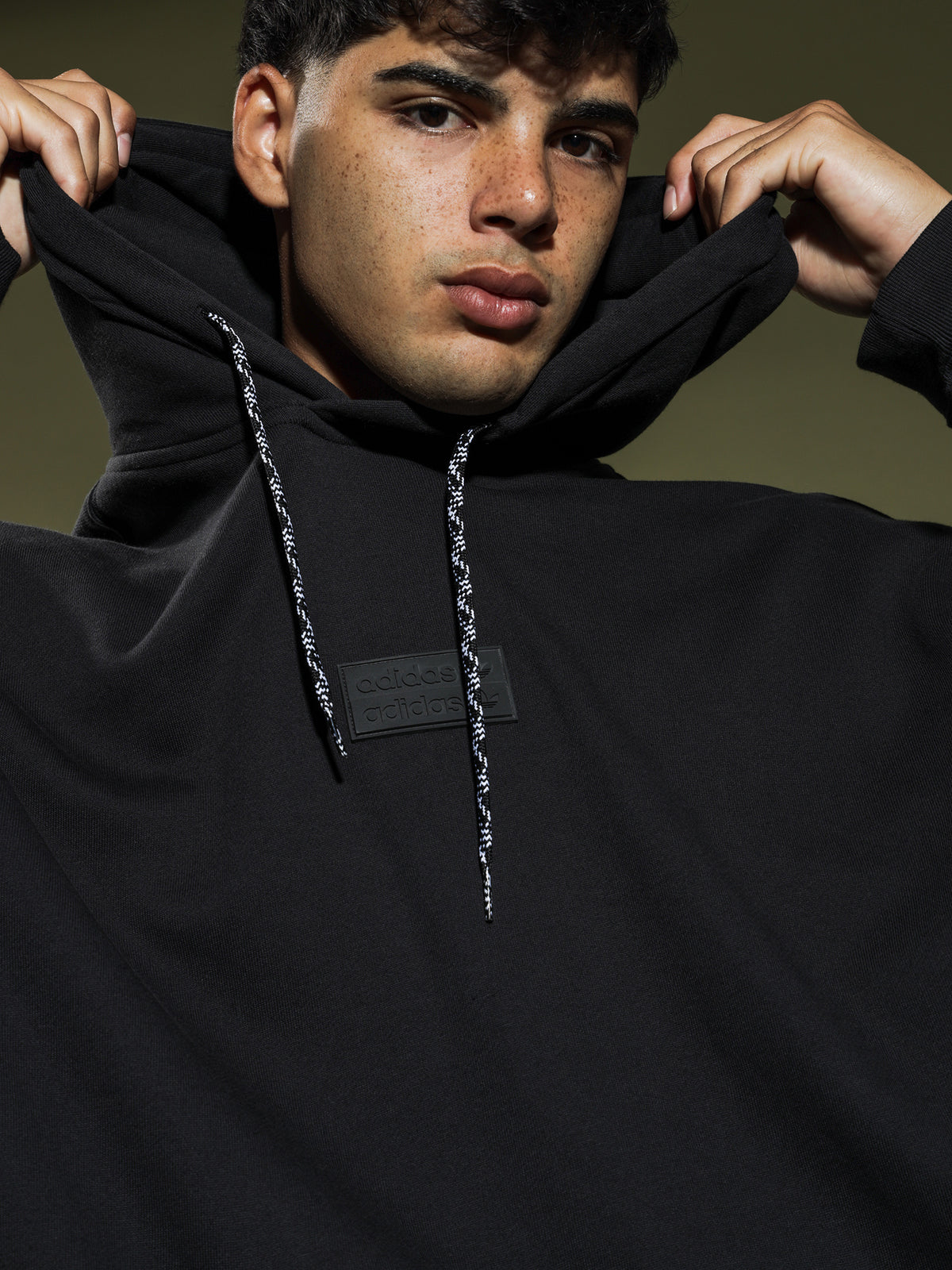 Silicone Hoodie in Black
