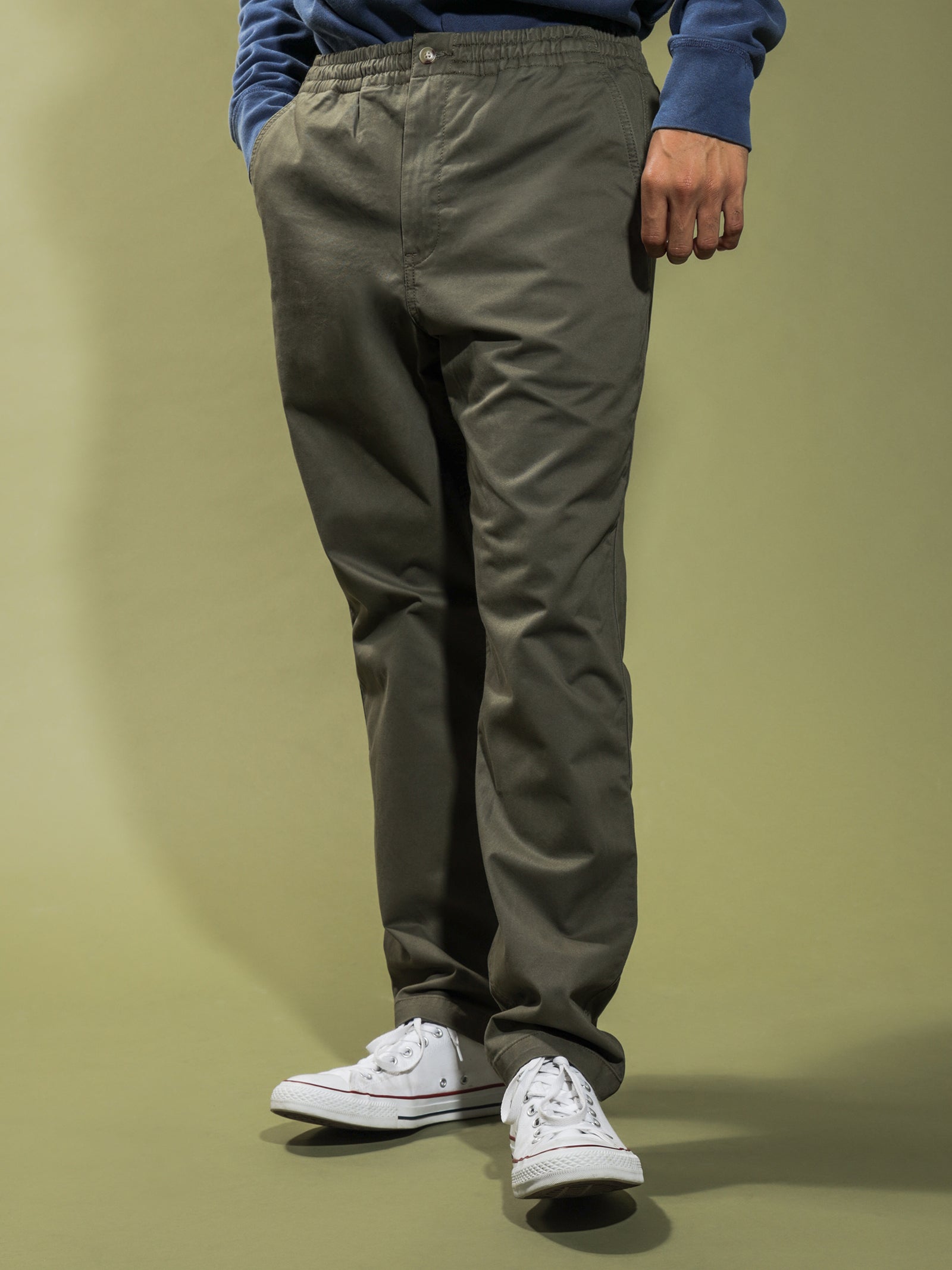 Stretch Twill Prepster Flat Front Pants