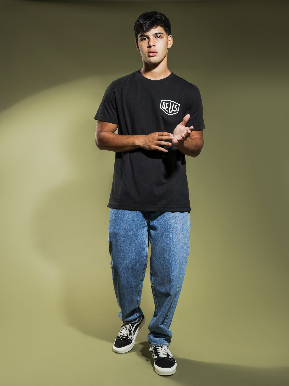 Deus Venice Address T-Shirt | Black