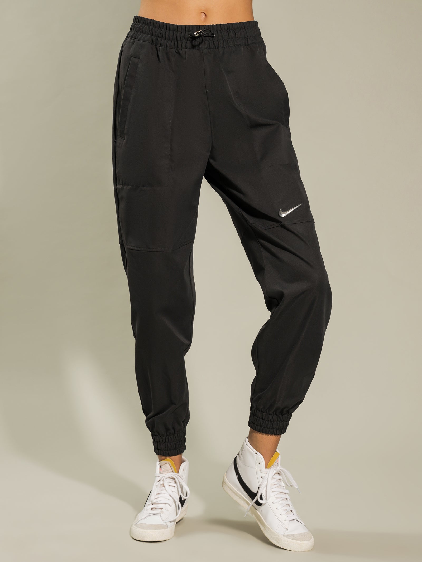 Nike Swoosh Pants Black Glue Store