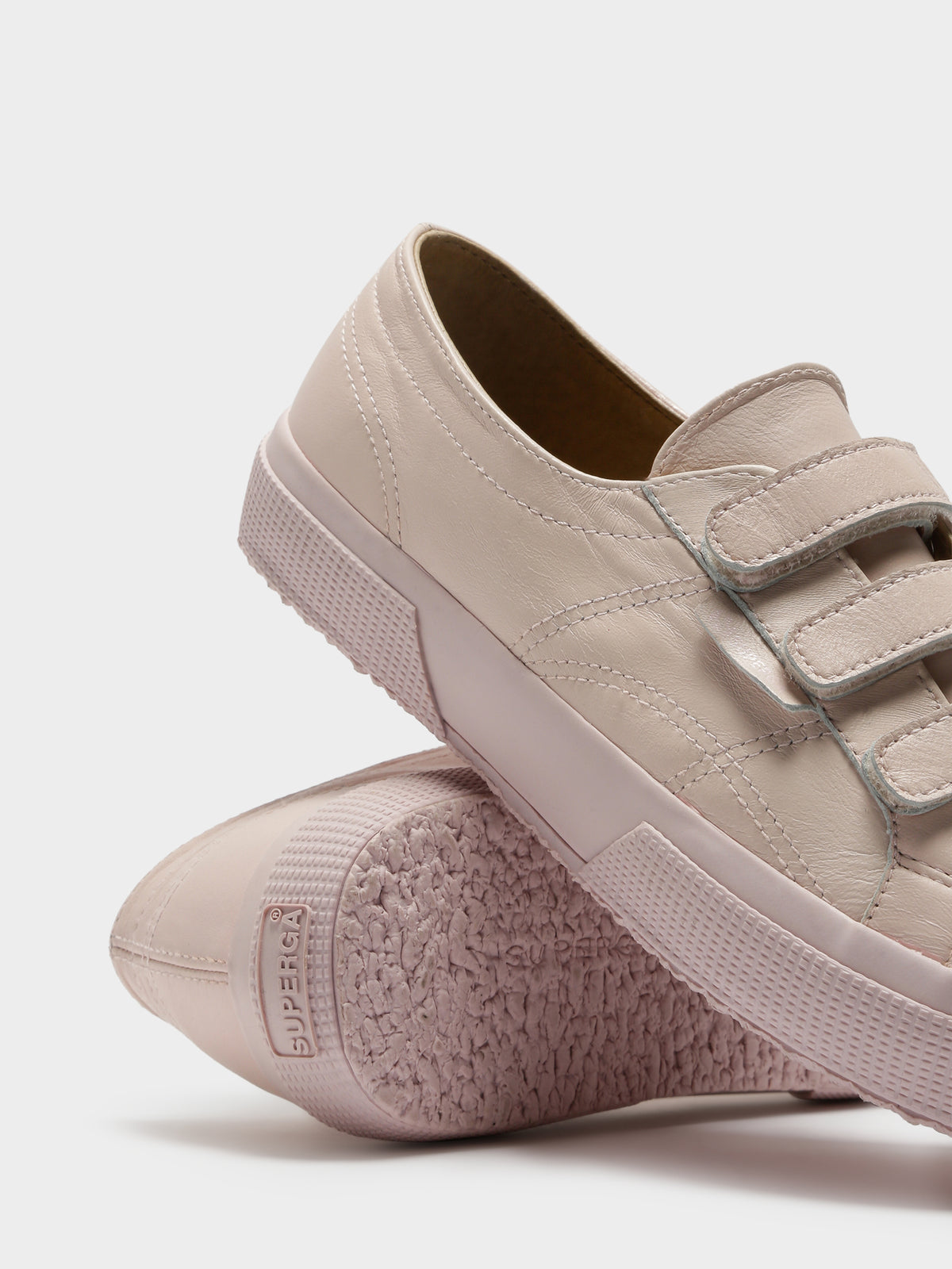 Womens 2750 NAPVW Velcro Sneakers in Pink Skin