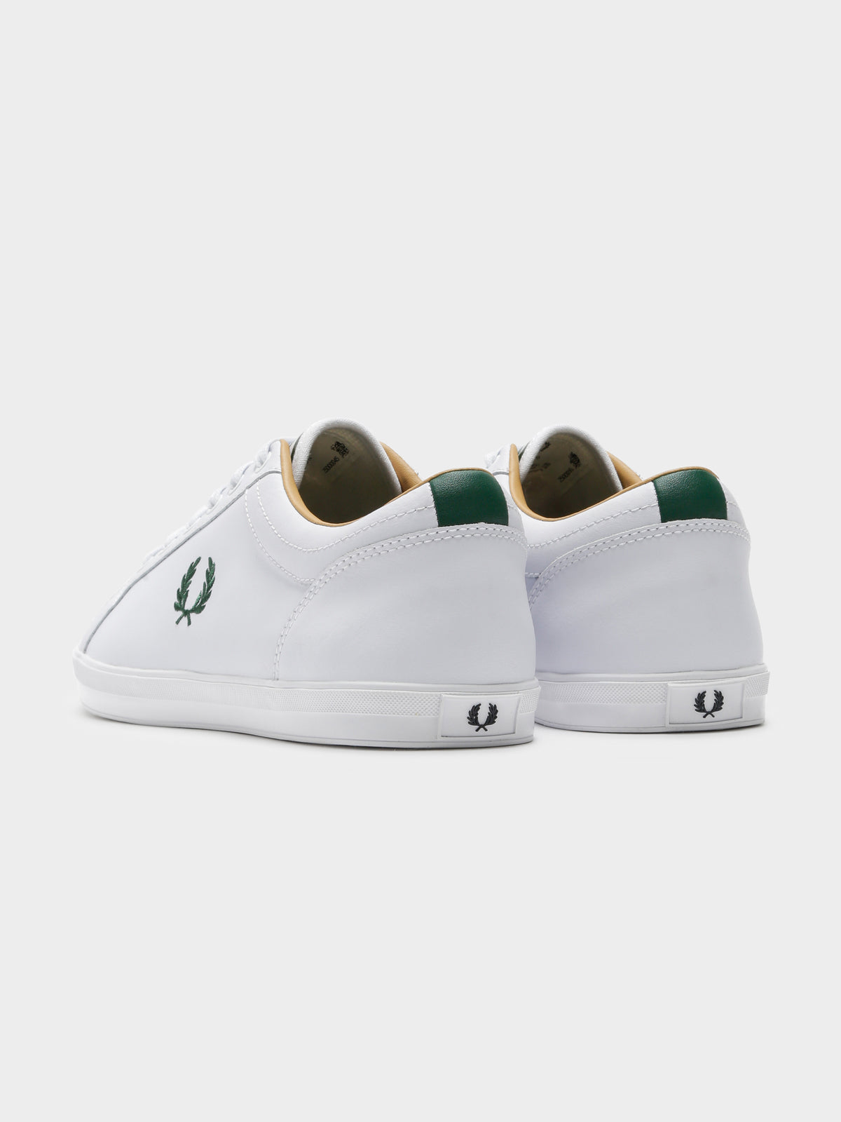 Baseline Leather Sneakers in White