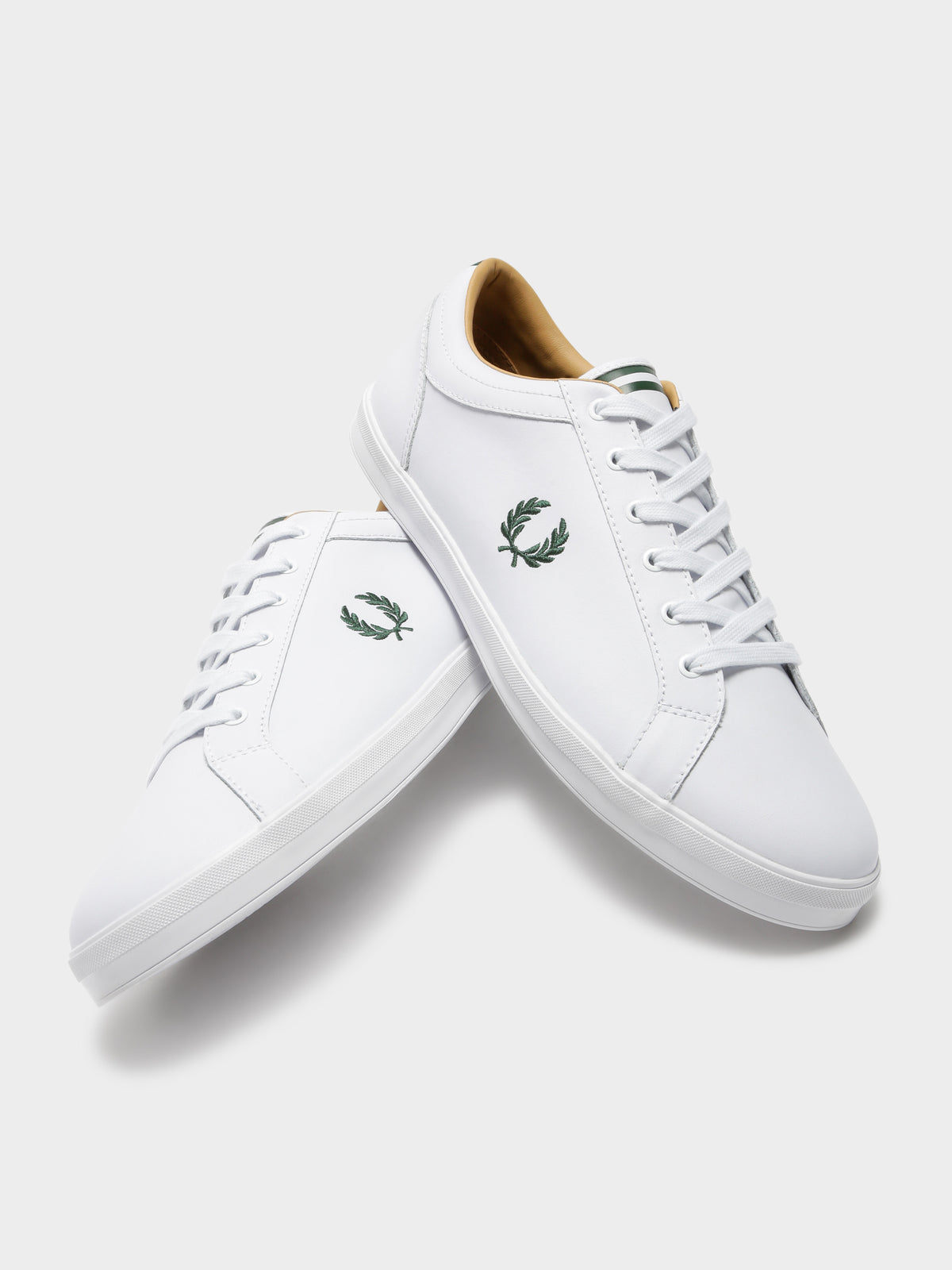 Baseline Leather Sneakers in White