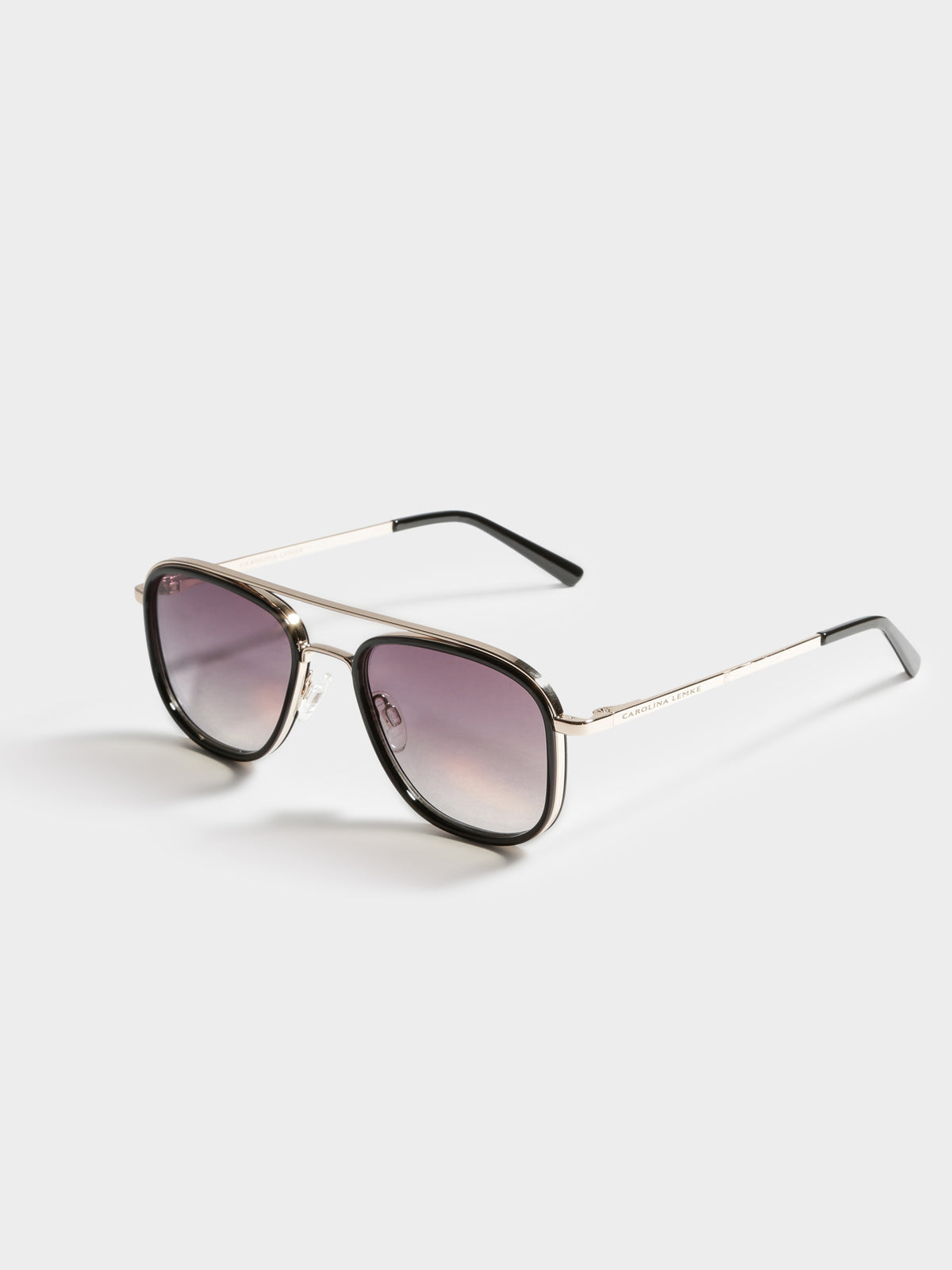 Clive Sunglasses in Black and Gold
