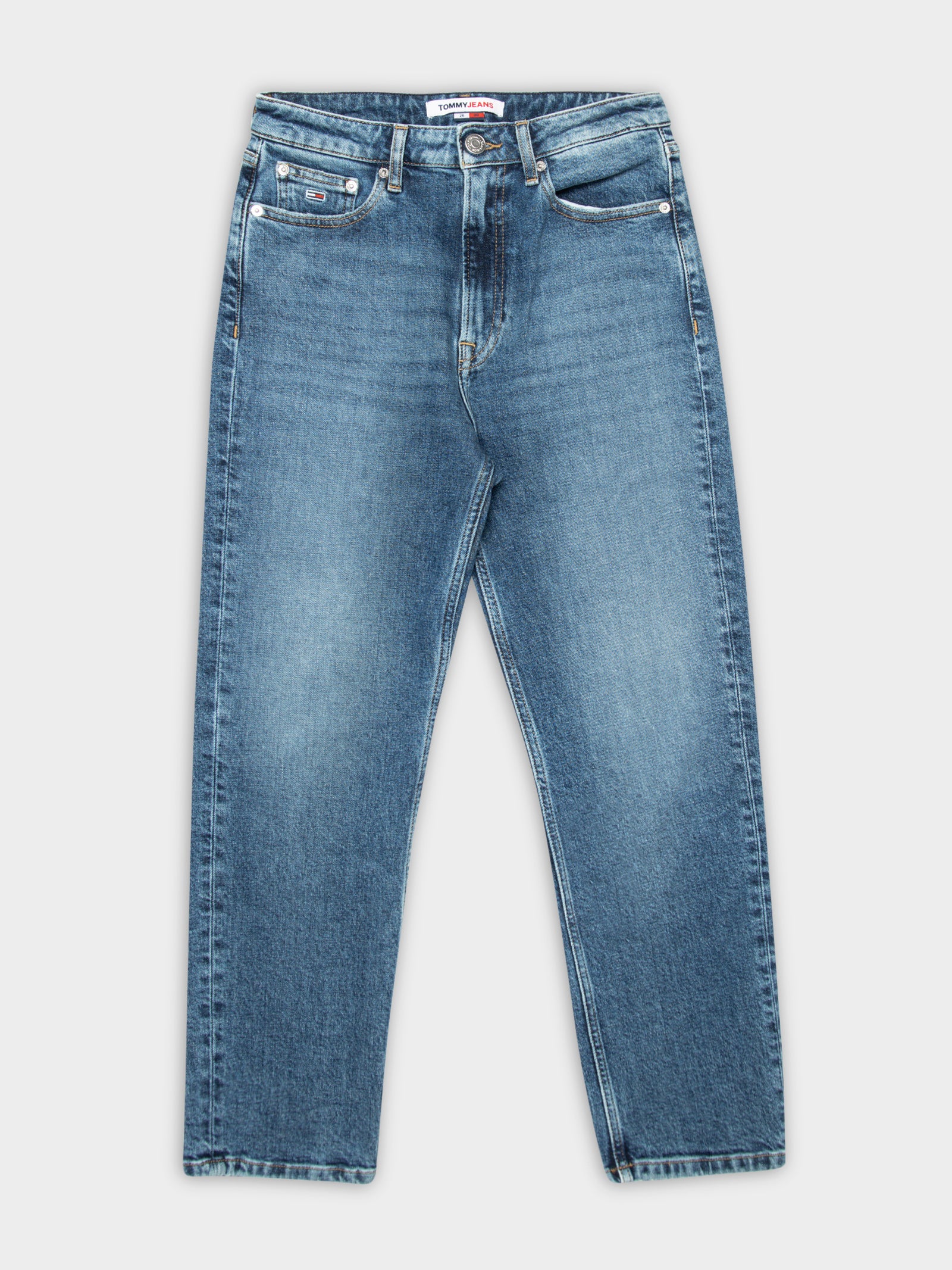Harper High Rise Straight Leg Ankle Jeans