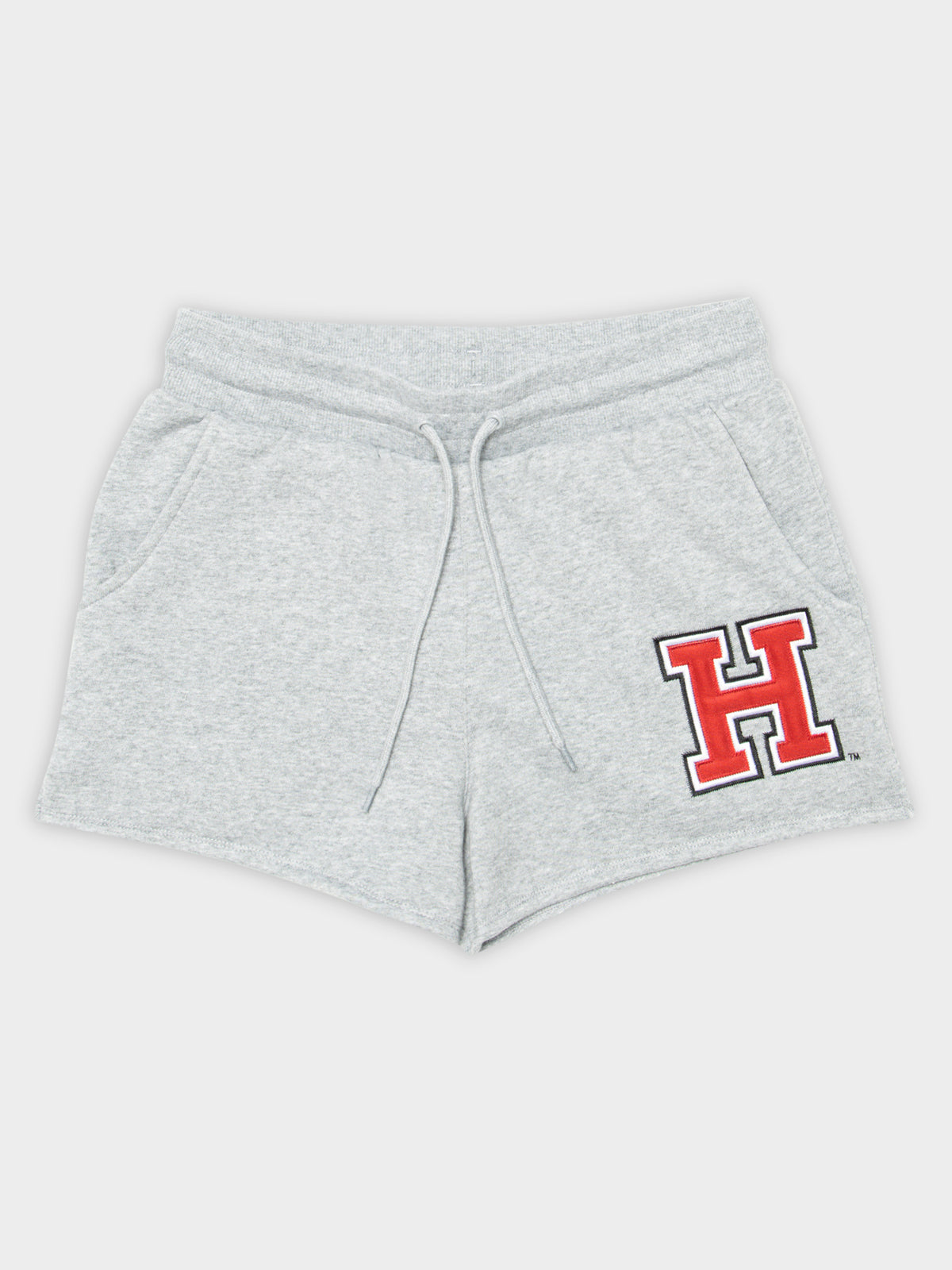 Harvard Cheer Fleece Shorts in Grey Marle
