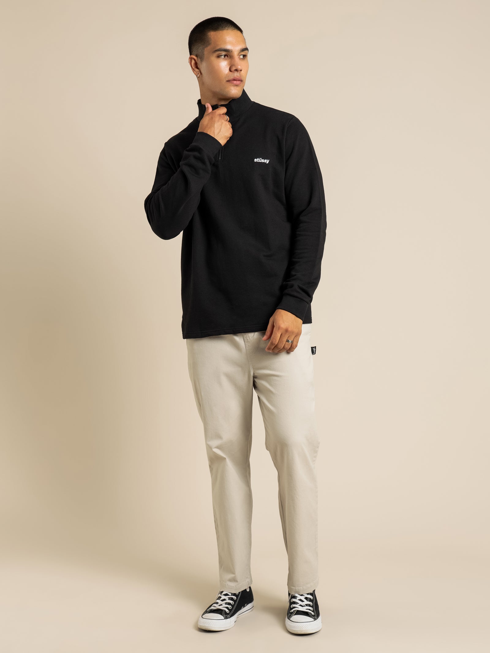 Miles 1/4 Zip Fleece Jumper