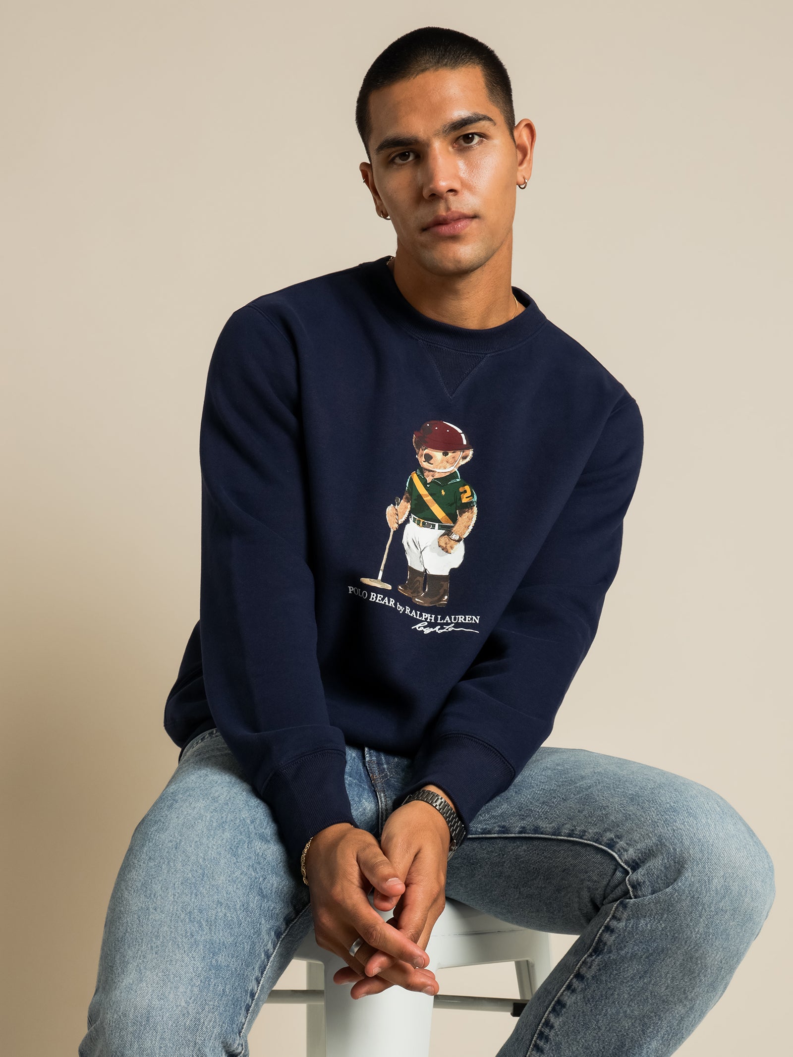 M4 Long Sleeve Crew Fleece Sweater