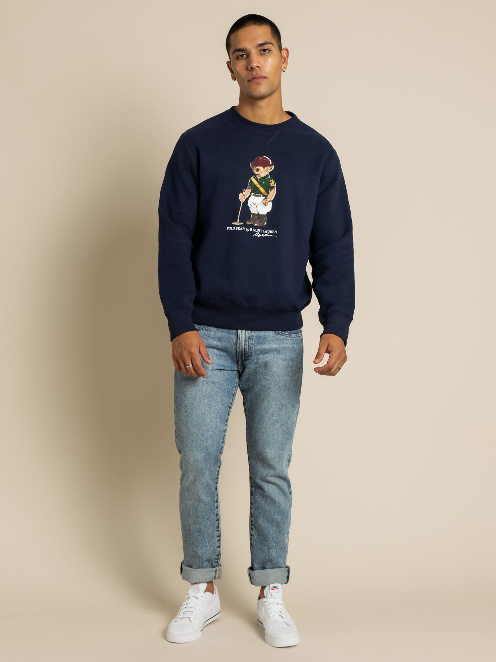 M4 Long Sleeve Crew Fleece Sweater