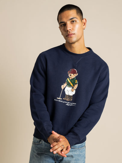 M4 Long Sleeve Crew Fleece Sweater