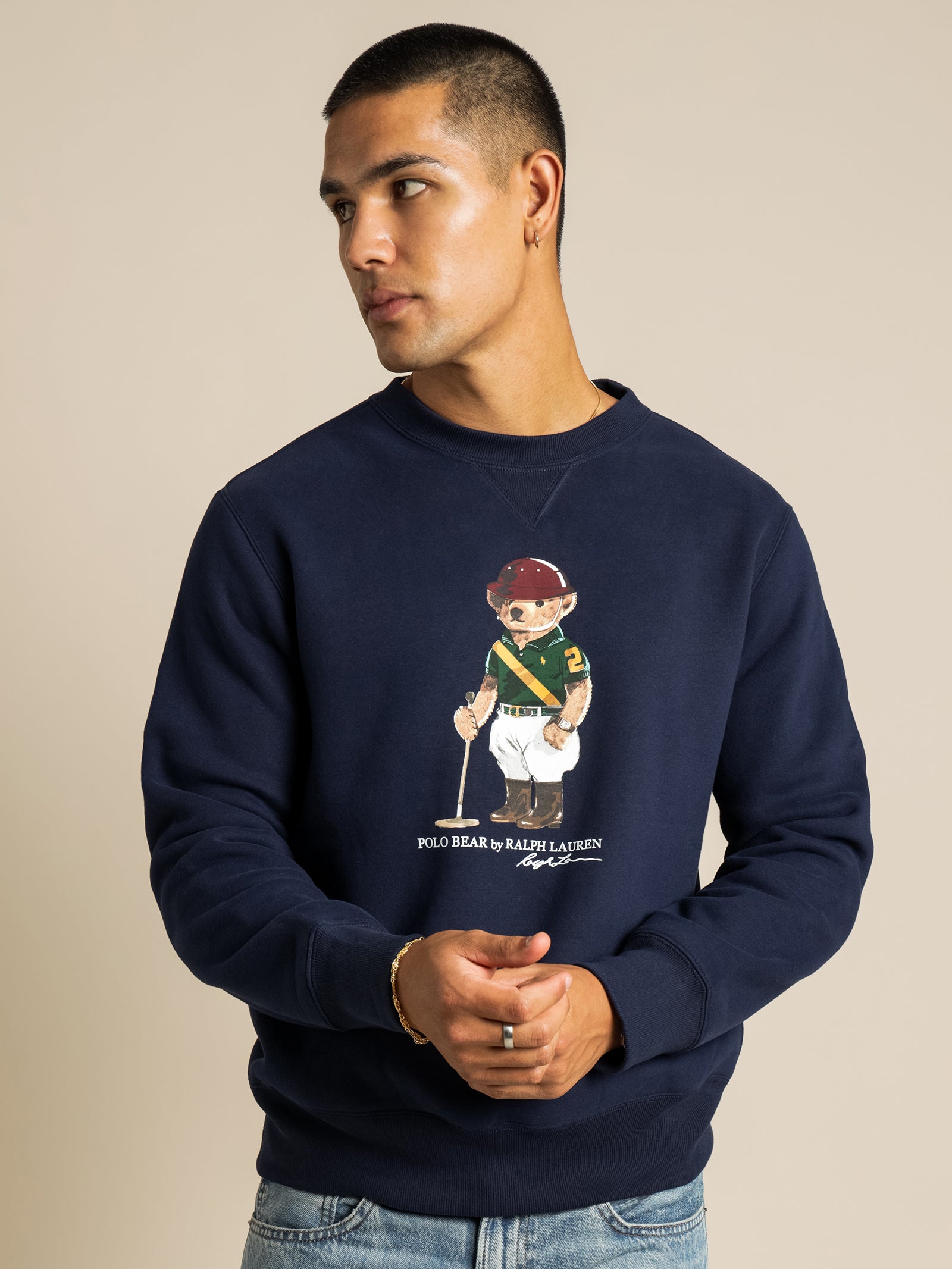 M4 Long Sleeve Crew Fleece Sweater