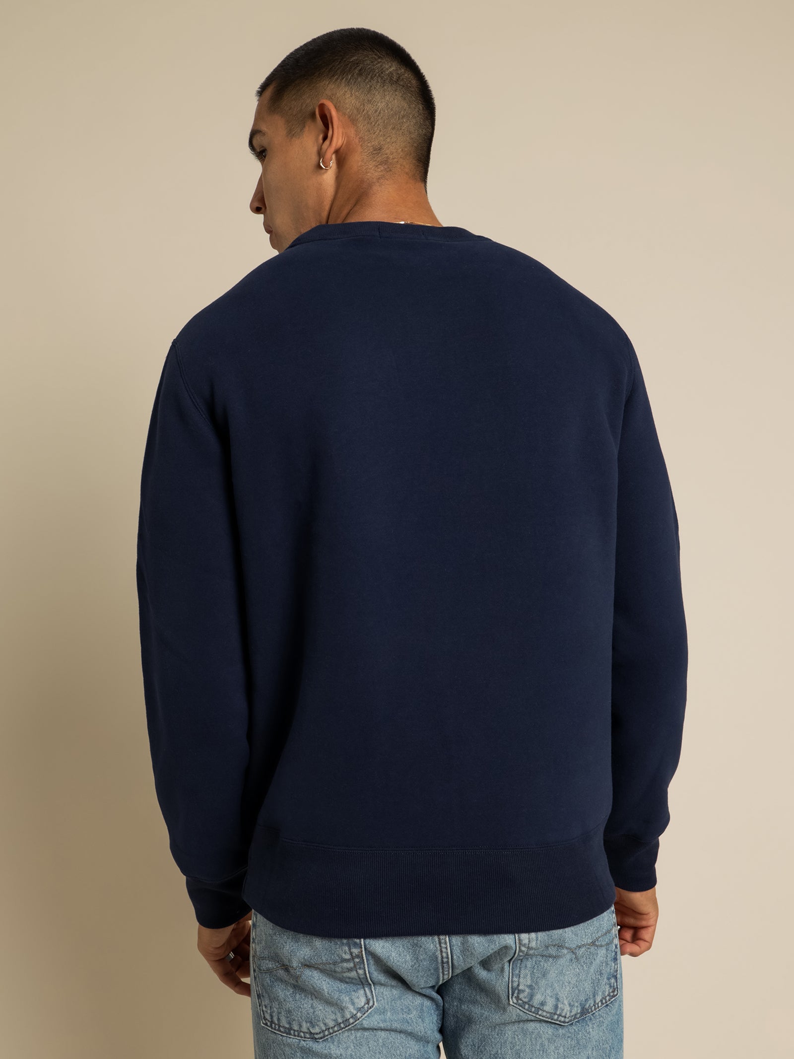 M4 Long Sleeve Crew Fleece Sweater