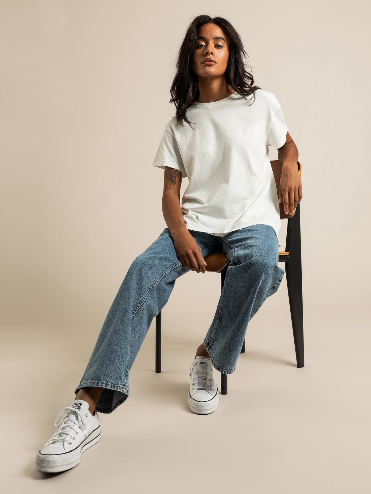 Tina T-Shirt in Off White