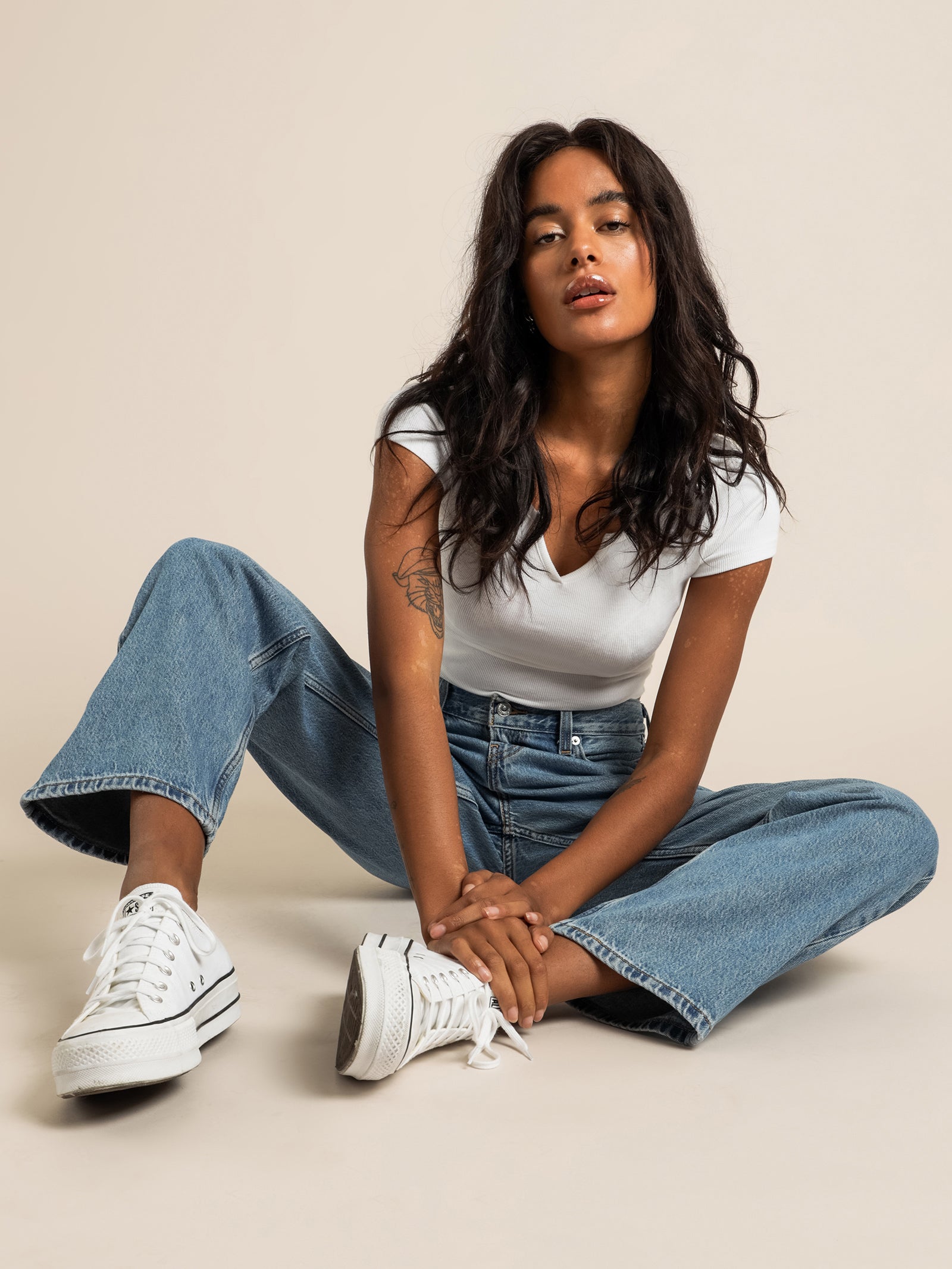 Loose Straight Leg Jeans