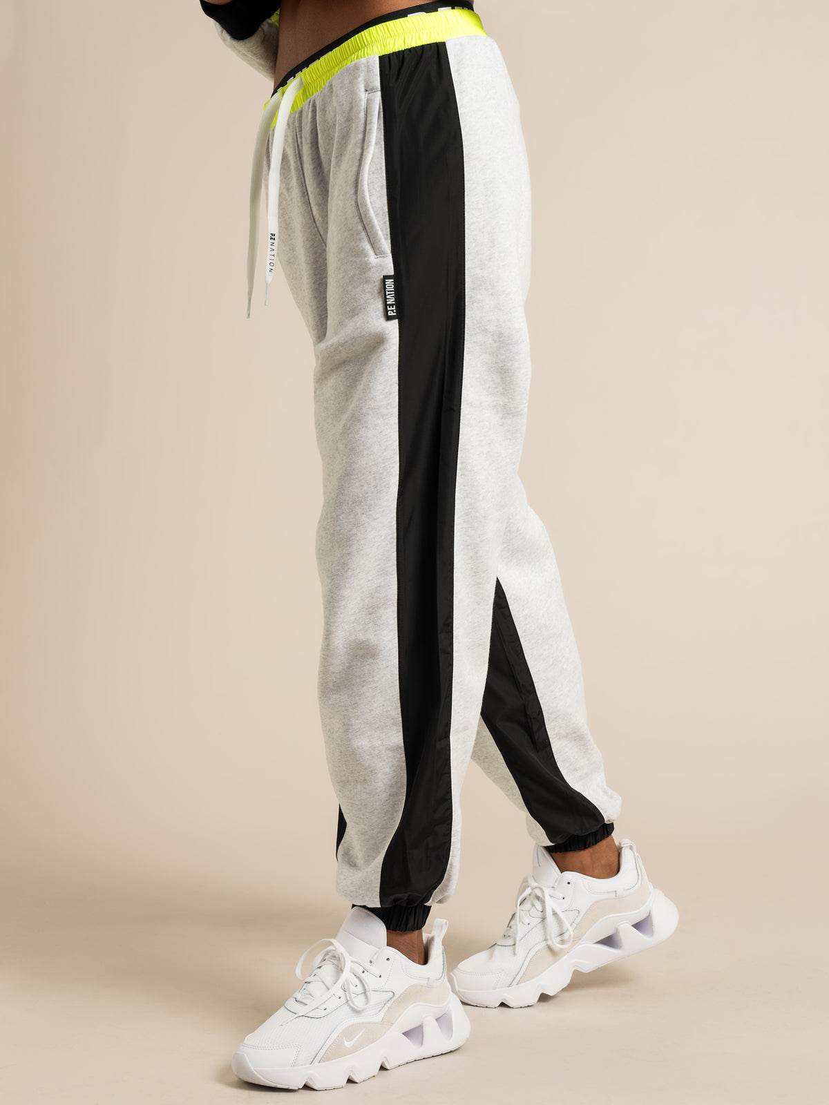 Opponent Track Pants in Grey Marl