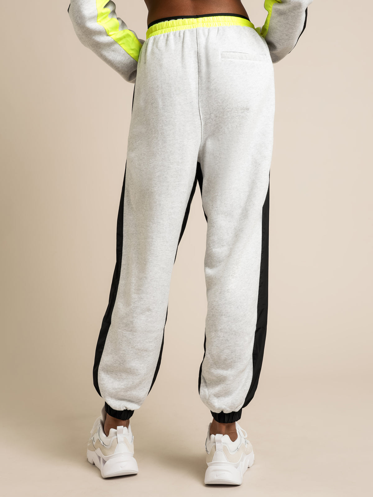 Opponent Track Pants in Grey Marl