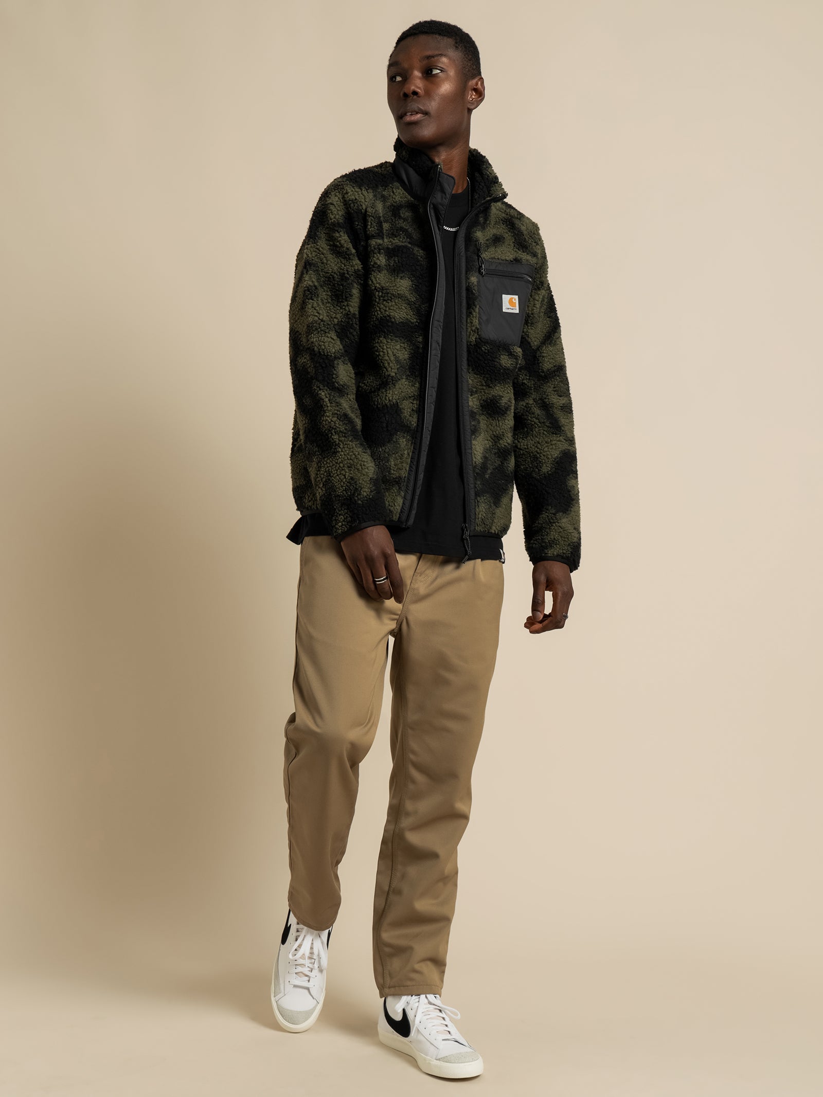 Prentis Liner Sherpa Jacket in Camouflage