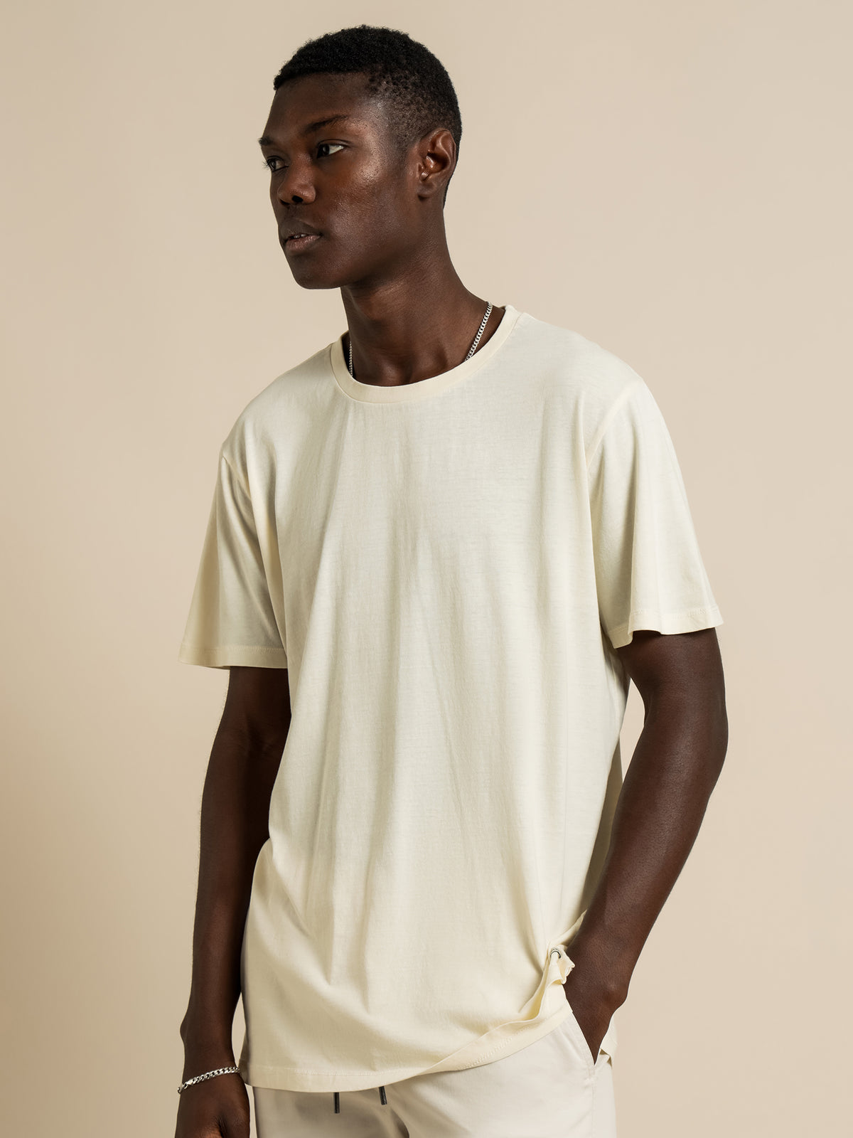 Academy Brand Blizzard Wash T-Shirt | Oyster