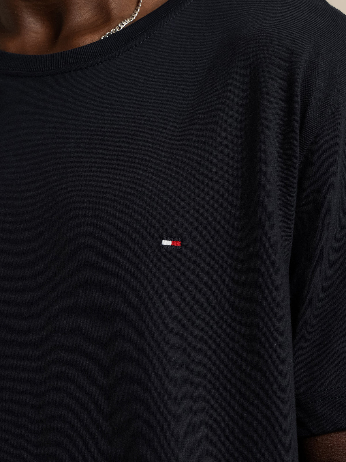 May Crew Neck T-Shirt in Navy