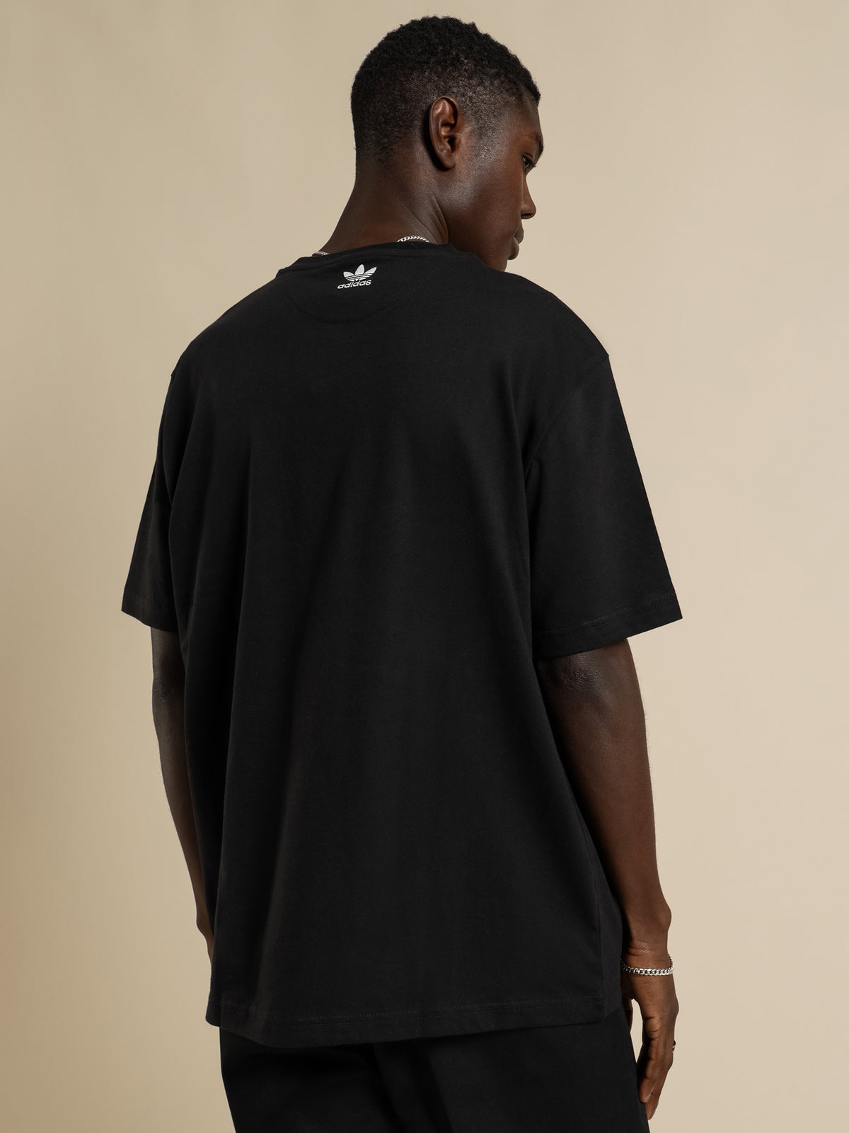 3D Trefoil T-Shirt in Black