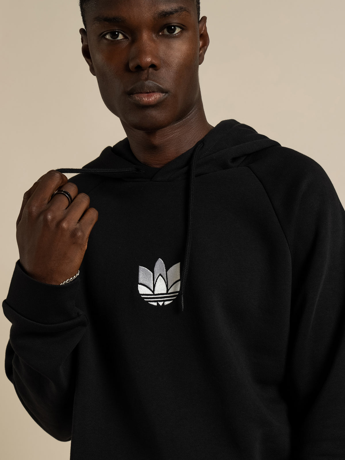 Adidas 3D Trefoil Hoodie | Black