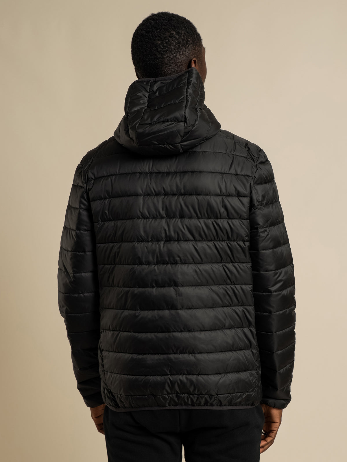 Lombardy Puffer Jacket in Black