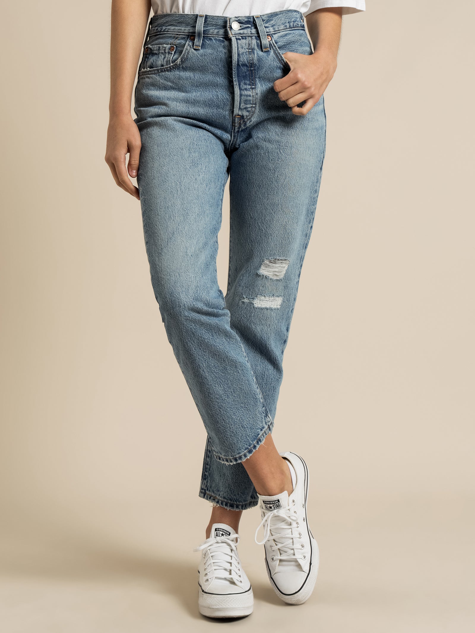 501 Original Cropped Jeans