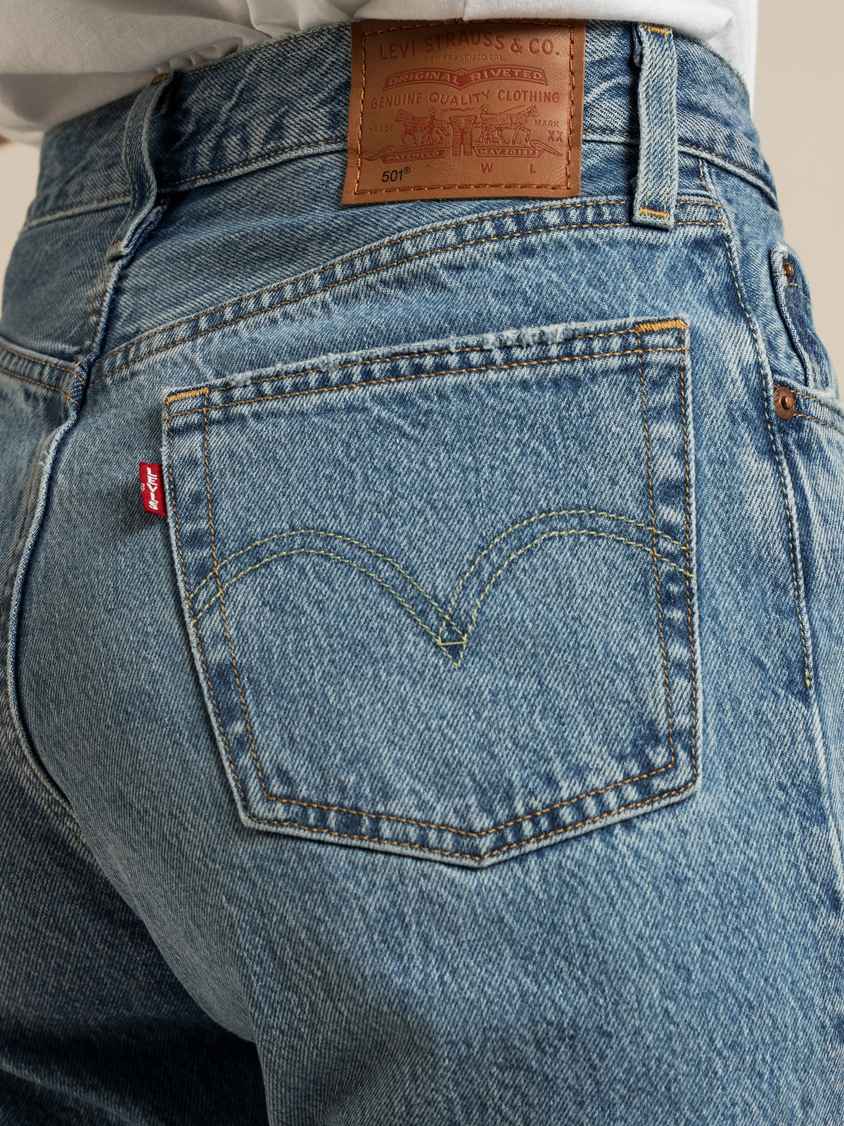 501 Original Cropped Jeans in Luxor Reconstruction