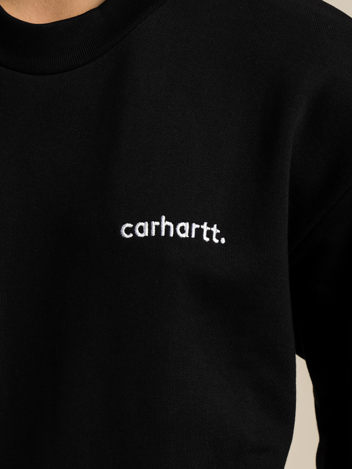 Typeface Sweatshirt in Black